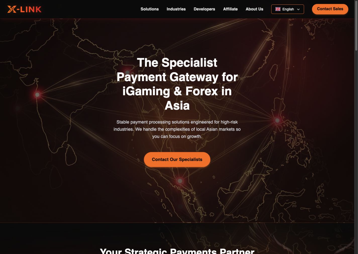 X-Link specialist payment gateway for Asia